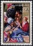 Stamps Spain -  Navidad 1969. Adoración de los Reyes, (Mayno ).