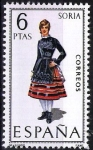 Stamps Spain -  Trajes típicos españoles. Soria.
