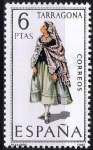 Stamps Spain -  Trajes típicos españoles. Tarragona.
