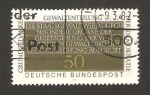 Stamps Germany -  938 - Principios básicos de la democracia, texto de la constitucion