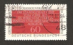 Stamps Germany -  939 - Principios básicos de la democracia, texto de la constitucion