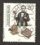 Stamps Germany -  1030 - Philipp Reis, pionero del teléfono, 150 anivº de su nacimiento