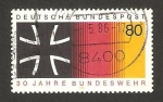 Stamps Germany -  30 anivº de la bundeswehr (ejercito de  la R.F.A.)