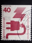 Stamps Germany -  proteccion del bosque