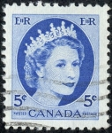 Stamps Canada -  Isabel II