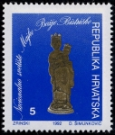 Stamps Croatia -  Estatua