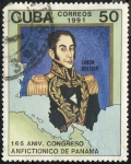 Sellos de America - Cuba -  Simon Bolivar