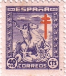 Stamps Spain -  Pro tuberculosos