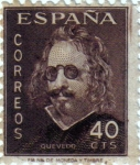 Stamps Spain -  III centenario de la muerte de Quevedo