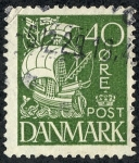 Sellos de Europa - Dinamarca -  Barcos