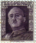 Stamps Spain -  Efigie del gral.Franco