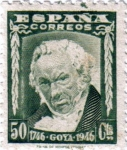 Stamps Spain -  II centenario del nacimiento de Goya