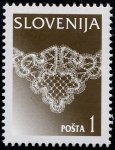 Stamps : Europe : Slovenia :  Encajes