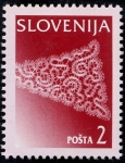 Stamps : Europe : Slovenia :  Encajes