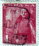 Stamps Spain -  Franco Castillo de la Mota