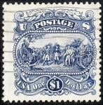 Stamps United States -  Escena