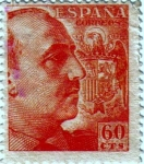 Sellos del Mundo : Europa : Espaa : Cid Y el general Franco