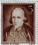 Stamps Spain -  Literato Calderon de la Barca