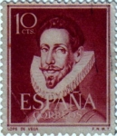 Stamps Spain -  Literato Lope de Vega