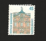Stamps Germany -  castillo de rastatt