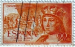 Stamps Spain -  V centenario de Fernando el catolico