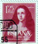 Stamps Spain -  III centenario de Ribera