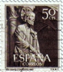 Stamps Spain -  Año santo compostelano 1954