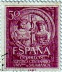 Sellos de Europa - Espa�a -  VII centenario universidad de Salamanca