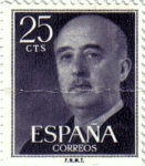 Stamps Spain -  General Franco 1955