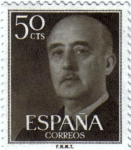 Stamps Spain -  General Franco 1955