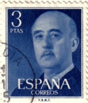 Stamps Spain -  General Franco 1955