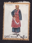 Stamps : Europe : Greece :  traje tipico