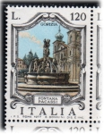 Stamps Italy -  1977 Fuentes: Fontana Pacassi, Gorizia