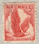 Stamps United States -  Eagle in Flight