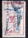 Stamps France -  PRIMER CAMPEONATO DE EUROPA DE ATLETISMO JUNIOR