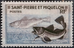 Stamps America - San Pierre & Miquelon -  Peces