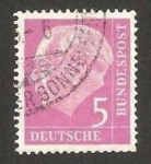 Stamps Germany -  64 - Presidente Thedore Heuss
