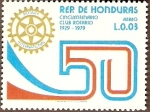 Stamps Honduras -  EMBLEMA  ROTARIO