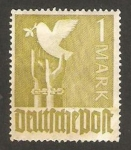 Stamps : Europe : Germany :  49 - Paloma de la libertad