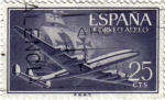 Stamps Spain -  Superconstellation y Nao