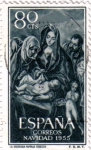 Stamps Spain -  I serie navidad
