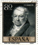 Sellos de Europa - Espa�a -  Goya día del sello