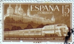 Stamps Spain -  XXVII congreso internacional de ferrocarriles