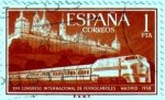 Stamps Spain -  XXVII congreso internacional de ferrocarriles