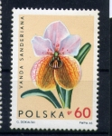 Stamps Poland -  Vanda sanderiana