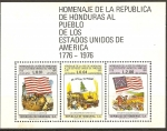 Stamps Honduras -  BICENTENARIO  DE  ESTADOS  UNIDOS  DE  NORTEAMÉRICA