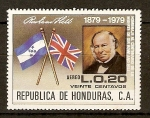 Sellos de America - Honduras -  BANDERAS  Y  SIR  ROWLAND  HILL