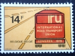 Stamps Belgium -  IRU INTERNATIONAL ROAD TRANSPORT UNION (Unión Internacional de Transportes)