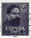 Stamps Spain -  Centenario del nacimiento de Isaac Albeniz