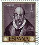 Sellos de Europa - Espaa -  El Greco autorretrato